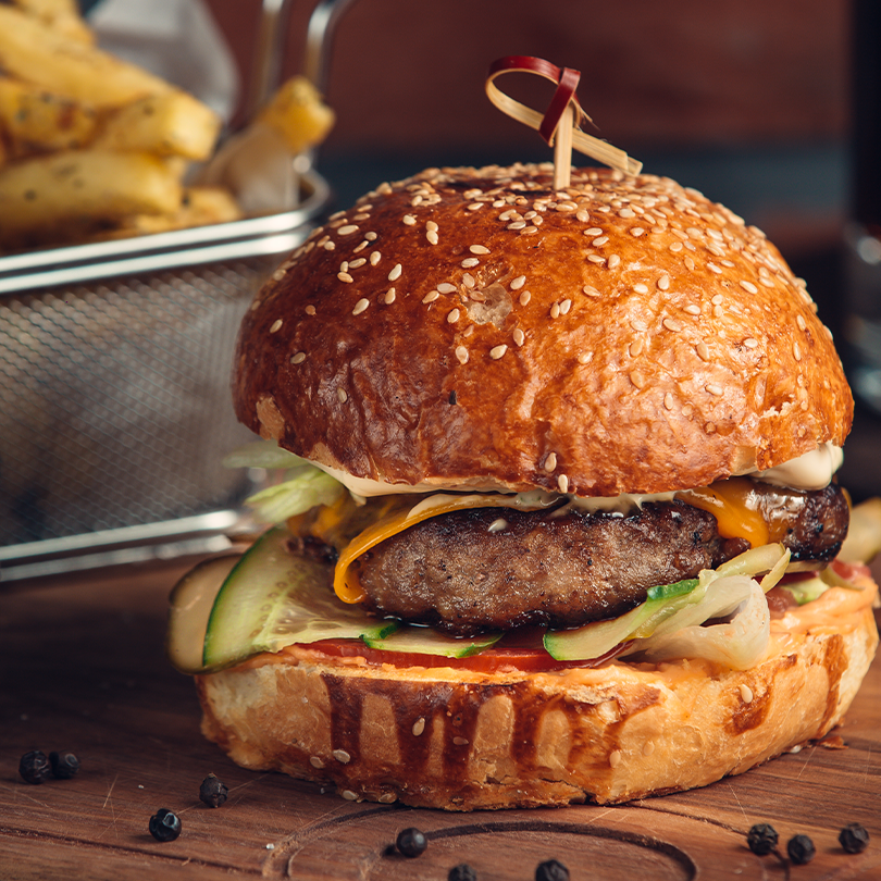 Zesty Chipotle Cheddar Burger